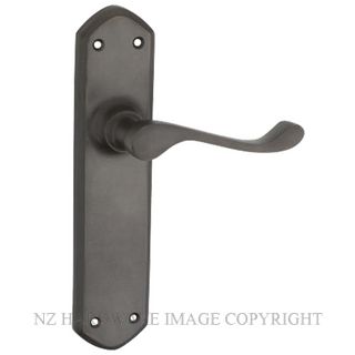 TRADCO 0858 AB WINDSOR LEVER LATCH ANTIQUE BRASS