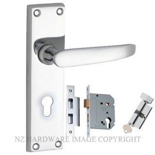 TRADCO 0867E CP BALMORAL LEVER EURO CHROME PLATE KIT