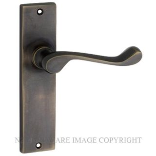 TRADCO 0845 AB FREMANTLE LEVER LATCH ANTIQUE BRASS