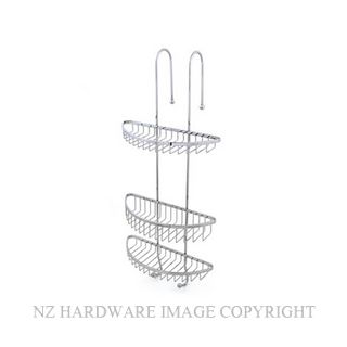 HEIRLOOM BRAYDEN BBWH 3 TIER HANGING BASKET CHROME PLATE