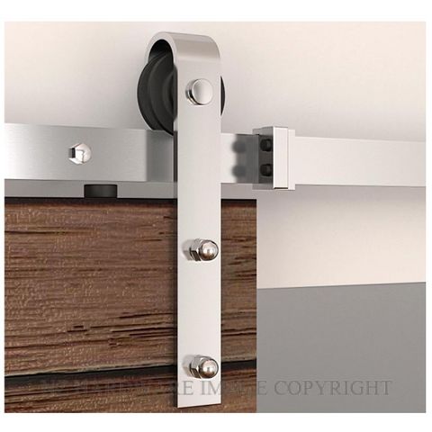 BRIO OPEN RAIL 80KG SATIN STAINLESS