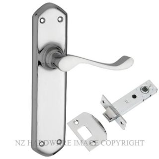 TRADCO 0890 CP WINDSOR LEVER LATCH CHROME PLATE KIT