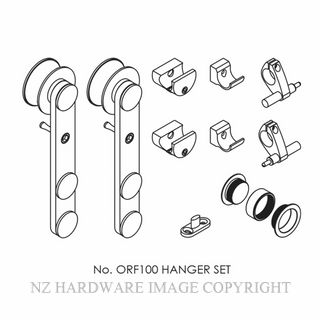 BRIO BIORF100 OPEN ROUND RAIL 100 FITTINGS PACK SATIN STAINLESS