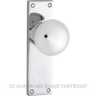 TRADCO 0910 CP VICTORIAN KNOB LATCH FG CHROME PLATE