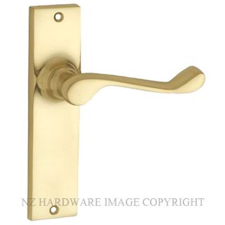 TRADCO 1025 PB FREMANTLE LEVER LATCH POLISHED BRASS