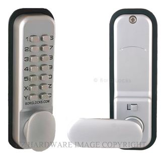 BORG BL2201SC DIGITAL LOCK HOLD BACK SATIN CHROME