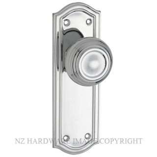 TRADCO 1092 CP KENSINGTON KNOB LATCH SB CHROME PLATE