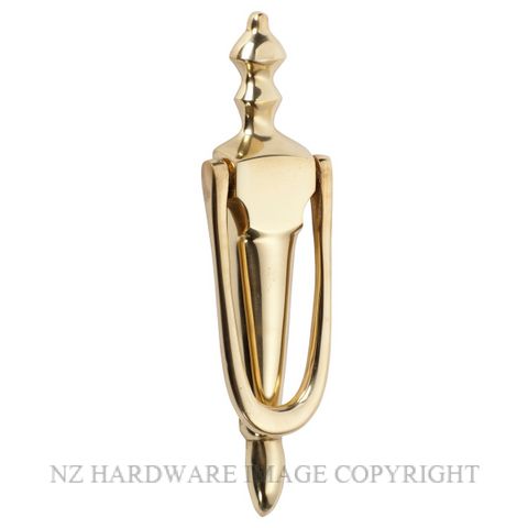 TRADCO 1256 PB DOOR KNOCKER POLISHED BRASS