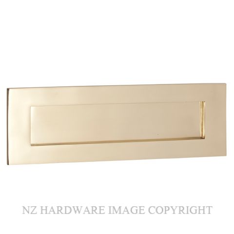 TRADCO 1351 PB LETTER PLATE 300X100MM POLISHED BRASS