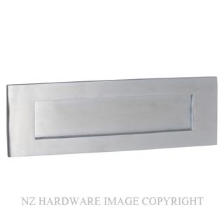 TRADCO 1360 SC LETTER PLATE 300 X 100MM SATIN CHROME