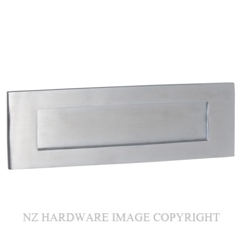 TRADCO 1360 SC LETTER PLATE 300 X 100MM SATIN CHROME