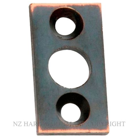 TRADCO 1384 AC PLATE KEEPER 7.5MM BOLT ANTIQUE COPPER