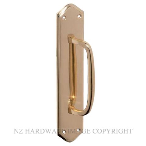 TRADCO 1468 PB PULL HANDLE 250 X 50MM POLISHED BRASS