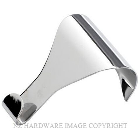 TRADCO 1547 CP PICTURE RAIL HOOK PLAIN SB CHROME PLATE