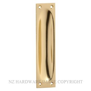 TRADCO 1569 PB FLUSH PULL 140 X 32MM POLISHED BRASS