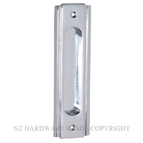 TRADCO 1574 CP SLIDING DOOR PULL 150 X 43MM CHROME PLATE