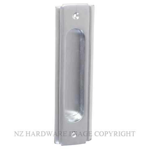 TRADCO 1577 SC SLIDING DOOR PULL 150 X 43MM SATIN CHROME