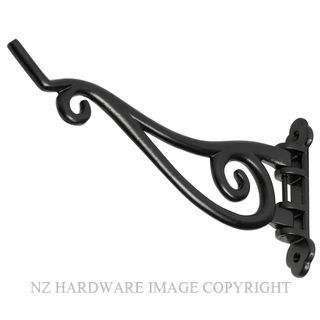 TRADCO 1539 MB PLANTER HOOK CI 250 X 125MM MATT BLACK