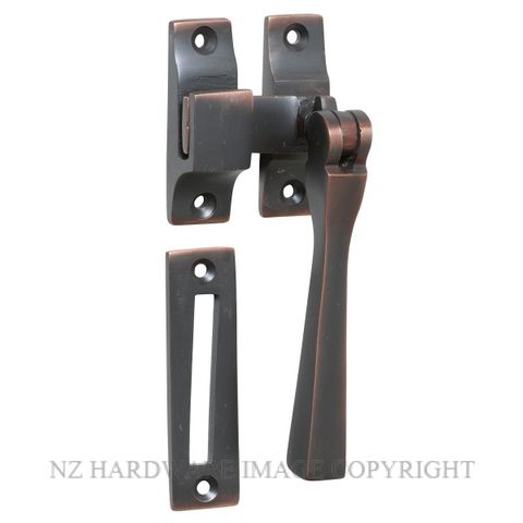 TRADCO 1691 AC CASEMENT FASTENER SQUARE ANTIQUE COPPER