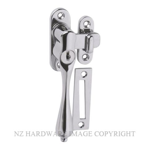 TRADCO 1776 CASEMENT FASTENER KEY OPERATED LH CHROME PLATE