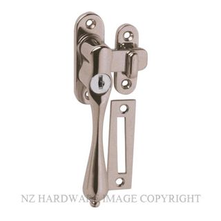 TRADCO 1778 SC CASEMENT FASTENER KEY OPERATED LH SATIN CHROME