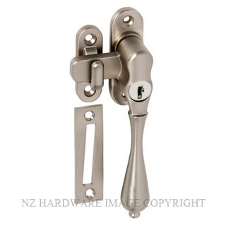 TRADCO 1779 SC CASEMENT FASTENER KEY OPERATED RH SATIN CHROME