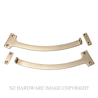 TRADCO 1783 PB FANLIGHT STOP (PAIR) POLISHED BRASS