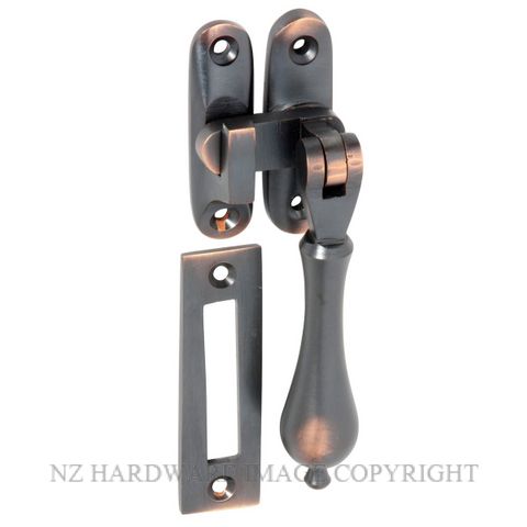 TRADCO 1740 AC CASEMENT FASTENER TEARDROP ANTIQUE COPPER