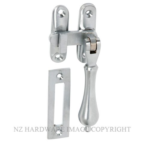 TRADCO 1752 SC CASEMENT FASTENER LONG THROW SATIN CHROME