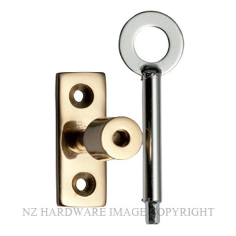 TRADCO 1766 PB LOCKING PIN TO SUIT 1708 POLISHED BRASS