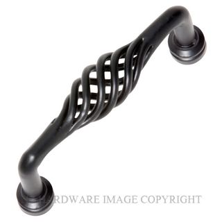 TRADCO 1848 - 3087 TWIST PULL HANDLES MATT BLACK