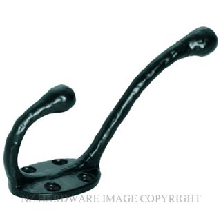 TRADCO 1887 MB HAT & COAT HOOK MI MATT BLACK