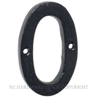 TRADCO 1890 MB 75MM NUMBER 0 MI MATT BLACK