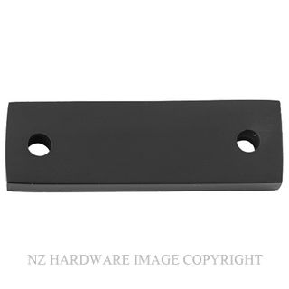 TRADCO 1825 MB ADAPTOR PLATE SQUARE FASTENER MATT BLACK