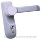BRITON 1413 LE SILVER PANIC BOLT LEVER INCLUDING CYLINDER SILVER GREY