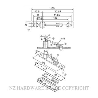 BRITON SP7500 TOP PIVOT SET