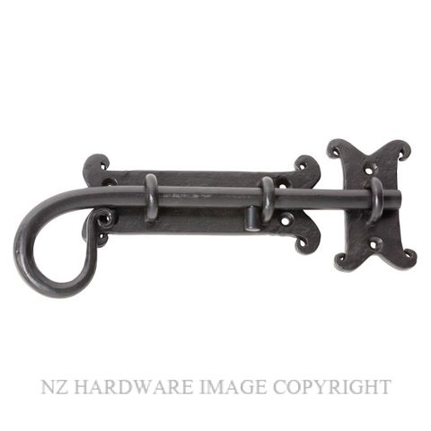 TRADCO 1906 MB SLIDE BOLT IRON 200MM MATT BLACK