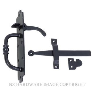 TRADCO 1916 MB SUFFOLK LATCH MI MATT BLACK