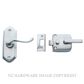 TRADCO 2059 SC SCREEN DOOR LATCH R/H EXTERNAL SATIN CHROME