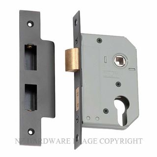 TRADCO 2160 - 2161 EURO LOCKSET ANTIQUE COPPER