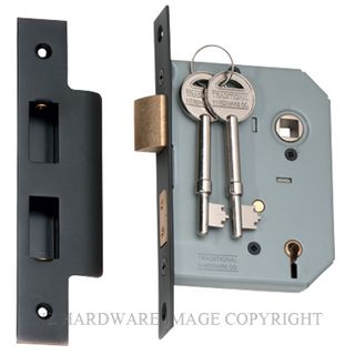 TRADCO 2158 - 2159 5 LEVER LOCK ANTIQUE COPPER