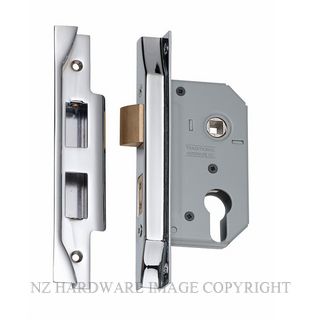 TRADCO 2172 CP REBATED EURO LOCK CHROME PLATE