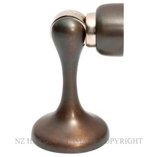 TRADCO 2292 AB DOOR STOP MAGNETIC ANTIQUE BRASS