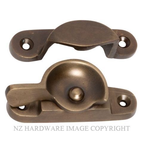 TRADCO 2300 AB SASH FASTENER ANTIQUE BRASS