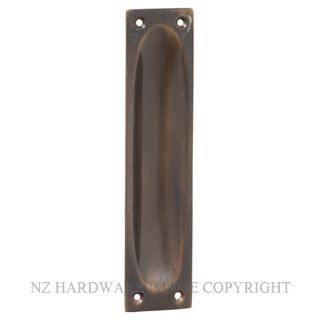 TRADCO 2348 AB FLUSH PULL 140 X 32MM ANTIQUE BRASS