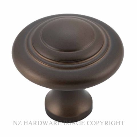 TRADCO 3050 - 3052 CUPBOARD KNOBS ANTIQUE BRASS