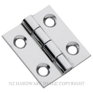 TRADCO 3110 CP HINGE FIXED PIN 25 X 22MM CHROME PLATE