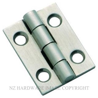 TRADCO 3120 SC HINGE FIXED PIN 25 X 22MM SATIN CHROME