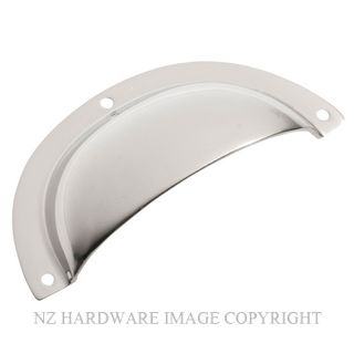 TRADCO 3137 PN DRAWER PULL PLAIN SB POLISHED NICKEL