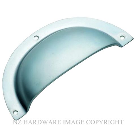 TRADCO 3141 SC DRAWER PULL PLAIN SB 97 X 40MM SATIN CHROME